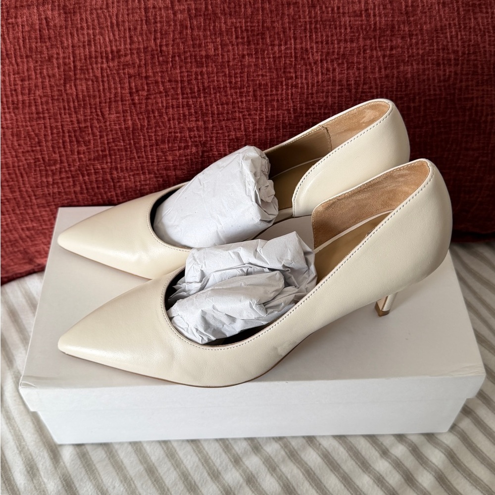 Quince Italian Leather 75mm d'Orsay Pump